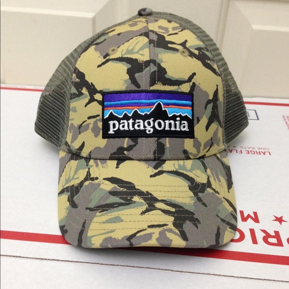 Patagonia Other - Patagonia Camo P-6 Trucker Hat Cap Fly Fishing